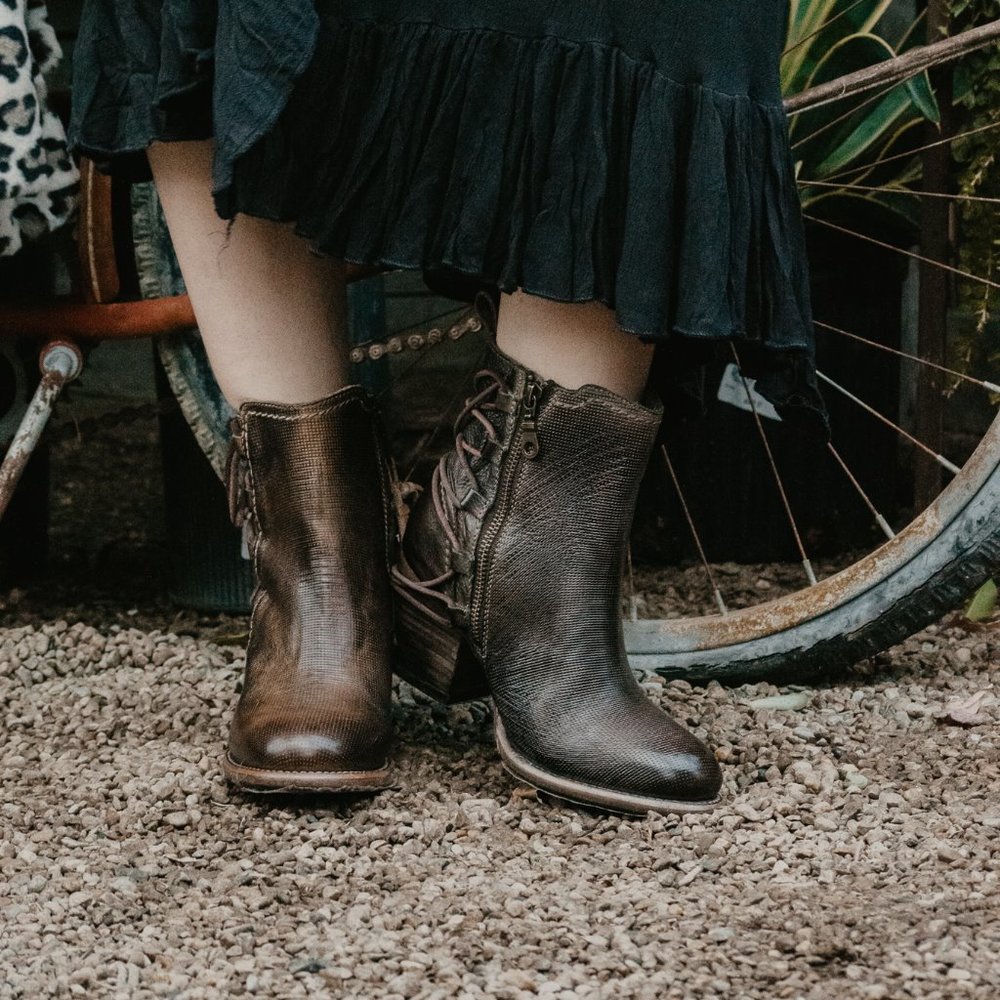 Bed Stu Blaire Taupe Dip Dye Boots - Picture 2 of 8